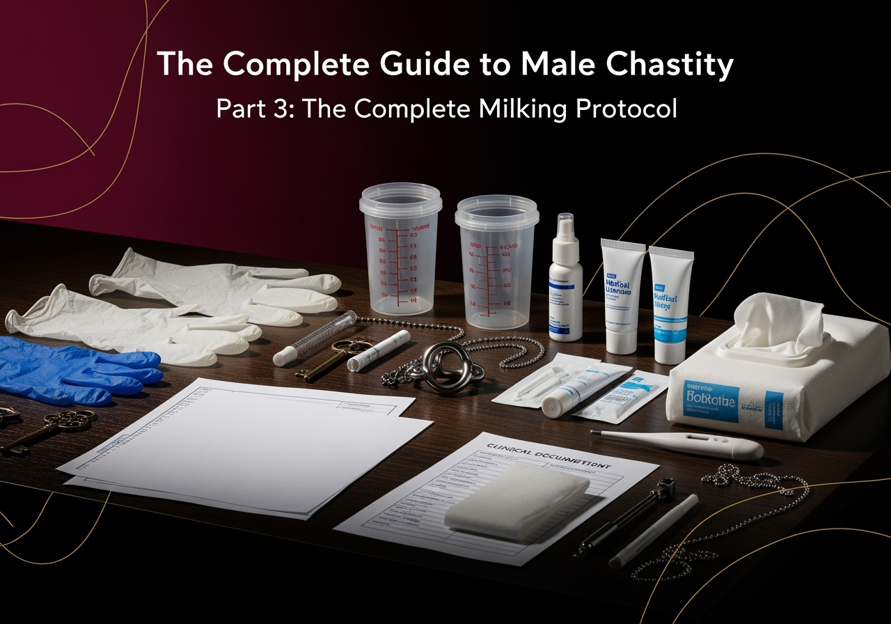 The Complete Guide to Male Chastity: Part 3 - The Complete Milking Protocol